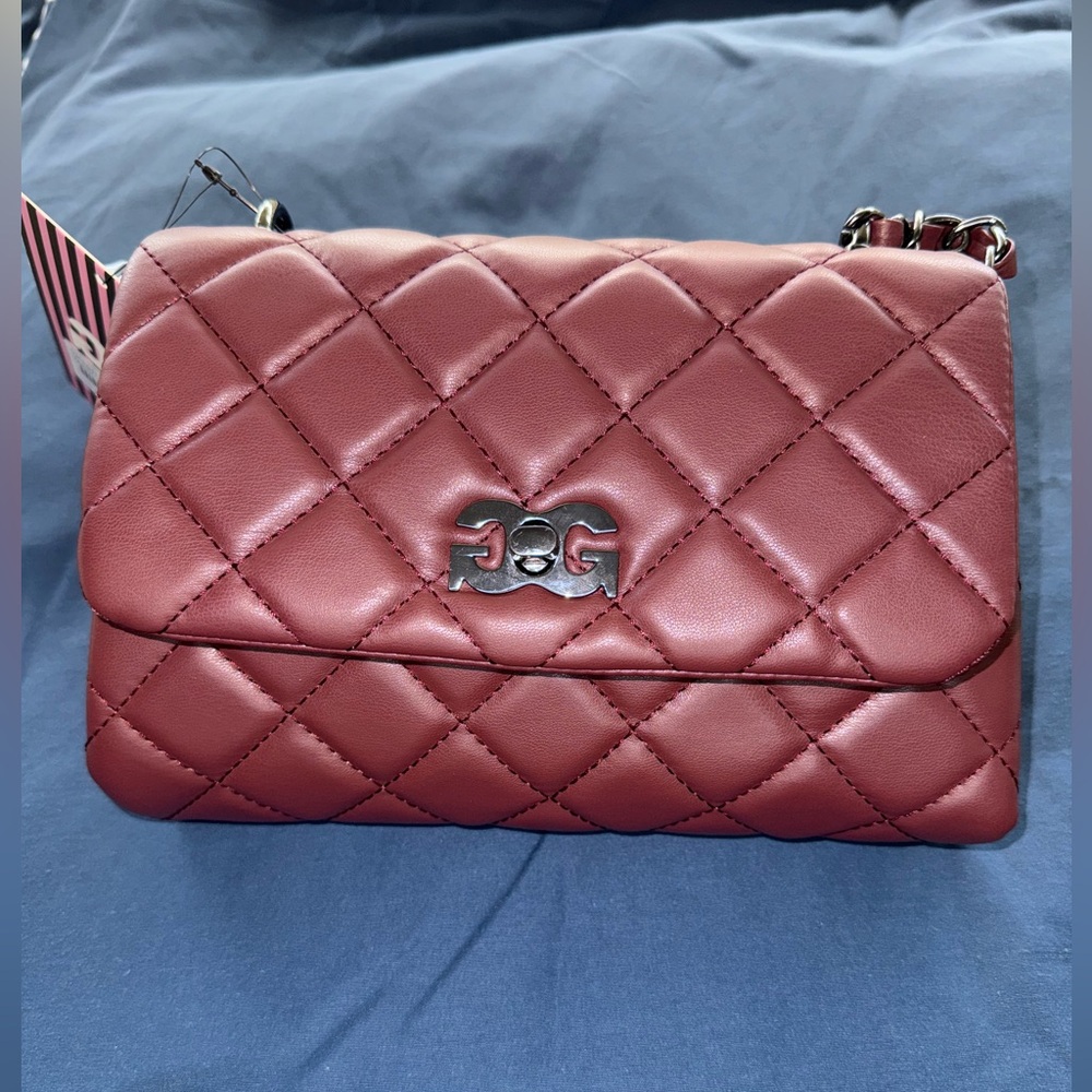 Gilda Paris Quilter Messanger Bag (Wine) NWT